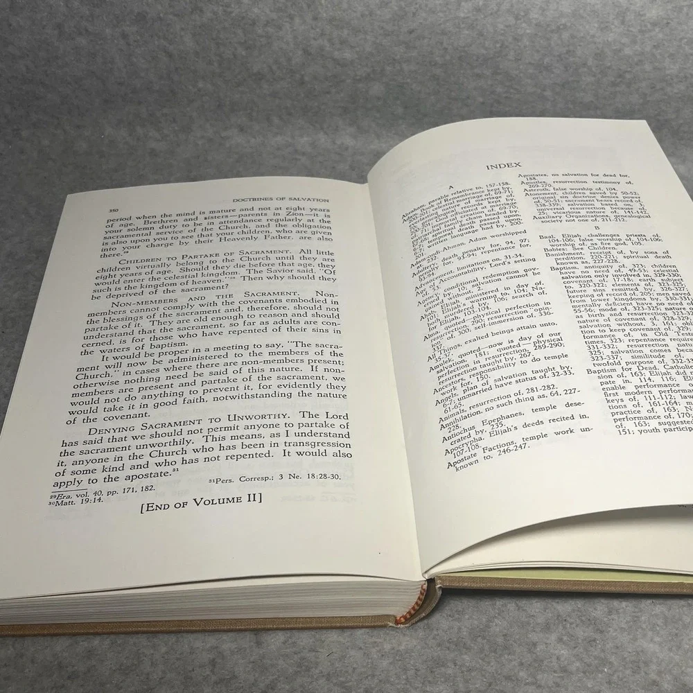 Doctrines Of Salvation Joseph Fielding Smith Vol 2 Cloth Hardcover Bookcraft VTG